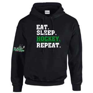 G185 Gildan Heavy Blend 8 oz., 50/50 Hooded Sweatshirt- Black
