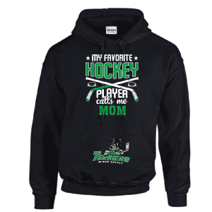 G185 Gildan Heavy Blend 8 oz., 50/50 Hooded Sweatshirt- Black