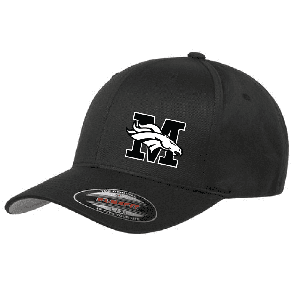 6277 Flexfit Wooly 6 Panel Cap - Black