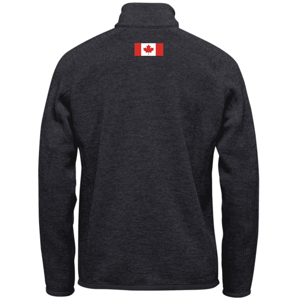 FHZ-1 Stormtech Men's Avalante Full Zip Fleece Jacket - Black Heather - Image 2