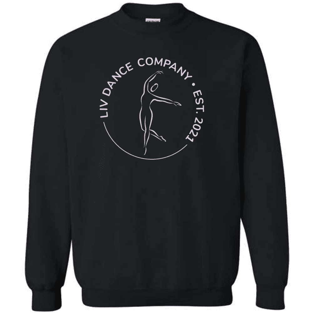 G180 Gildan Heavy Blend Fleece Crew Sweatshirt - Black