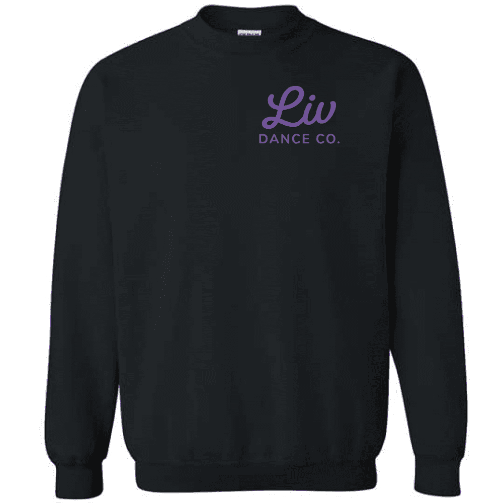 G180 Gildan Heavy Blend Fleece Crew Sweatshirt - Black