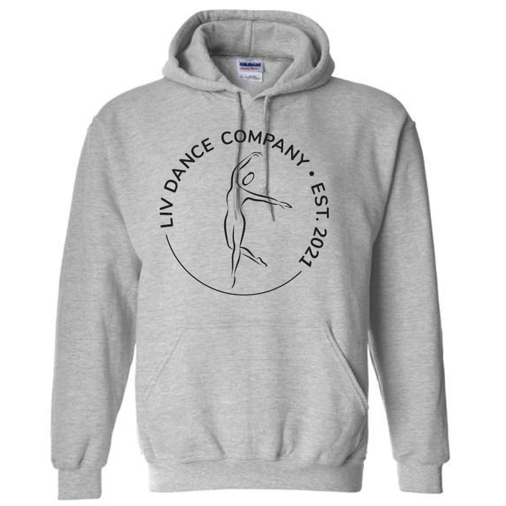 G185 Gildan Heavy Blend 8 oz., 50/50 Hooded Sweatshirt - Sport Grey