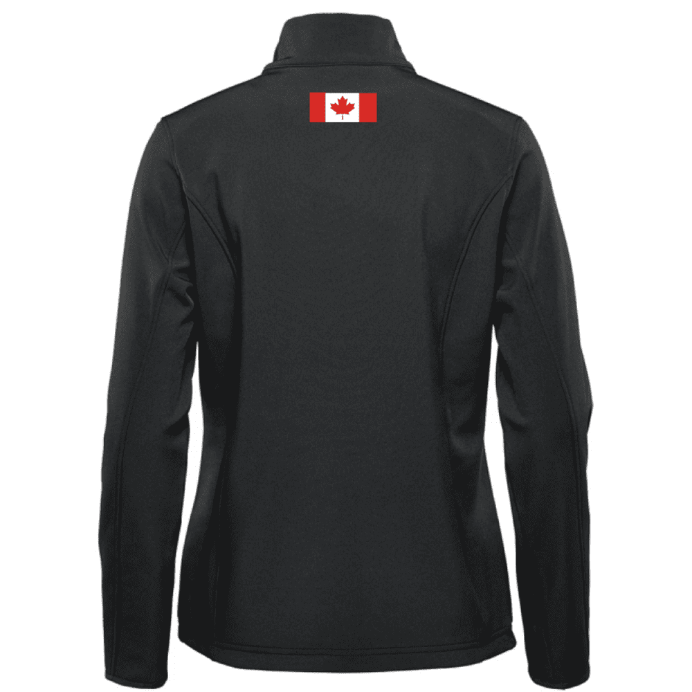 KBR-1W Stormtech Women's Narvik Softshell - Black - Image 2