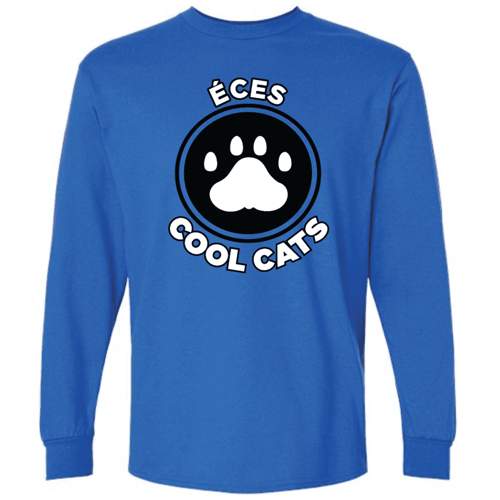 G240 Gildan Ultra Cotton Long Sleeve T-Shirt - Royal