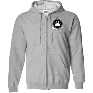 G186 Gildan Heavy Blend Full-Zip Hooded Sweatshirt - Sport Grey
