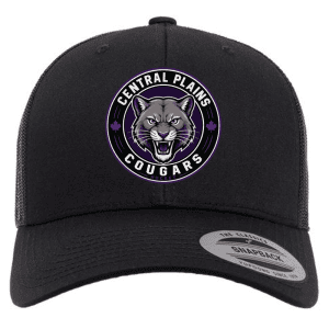 6606 Yupoong Adult Retro Trucker Cap - Black