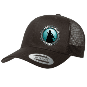 6606 Yupoong Adult Retro Trucker Cap - Black