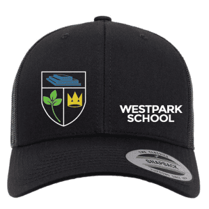 6606 Yupoong Adult Retro Trucker Cap - Black