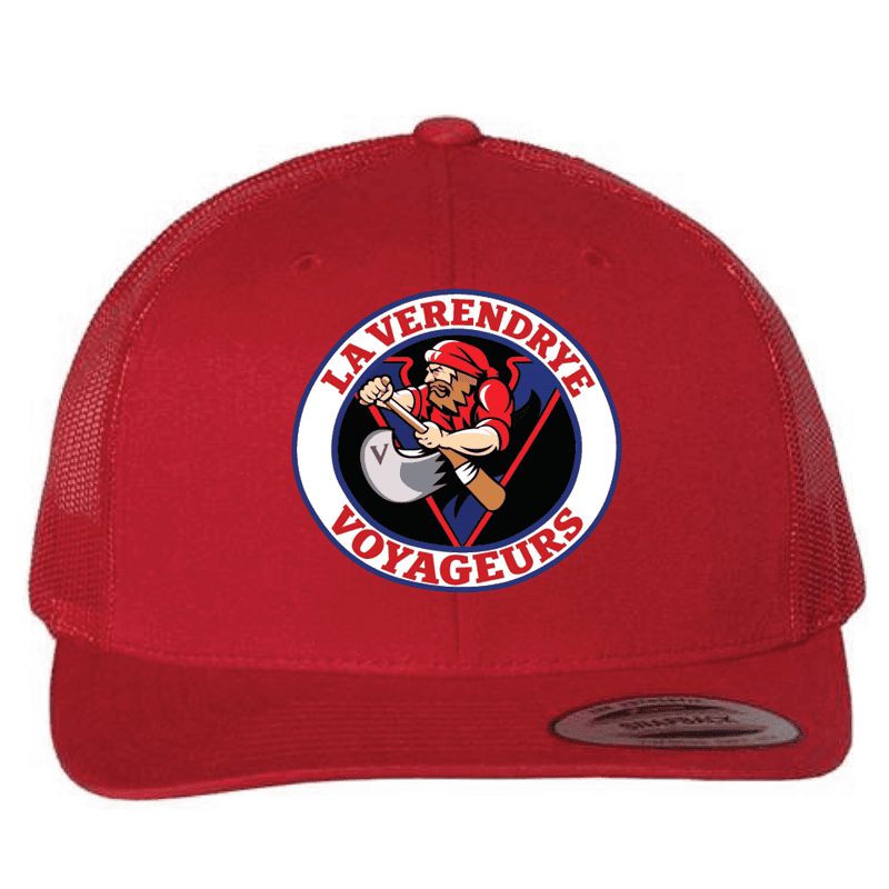 6606 Yupoong Adult Retro Trucker Cap - Red