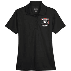 78181 Core365 Ladies' Origin Performance Pique Polo - Black