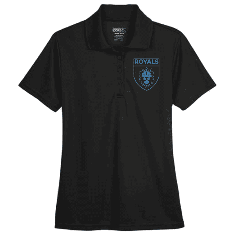78181 Core365 Ladies' Origin Performance Pique Polo - Black