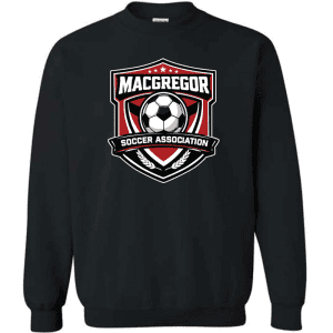 G180 Gildan Heavy Blend Fleece Crew Sweatshirt - Black
