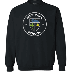 G180 Gildan Heavy Blend Fleece Crew Sweatshirt - Black