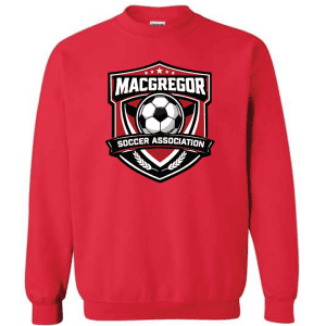 G180 Gildan Heavy Blend Fleece Crew Sweatshirt - Red