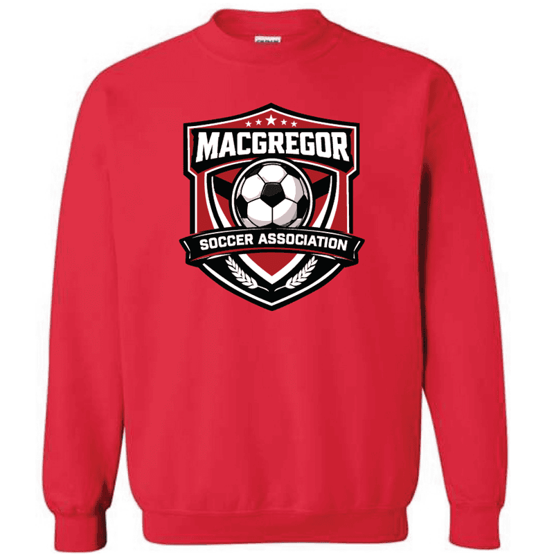 G180 Gildan Heavy Blend Fleece Crew Sweatshirt - Red