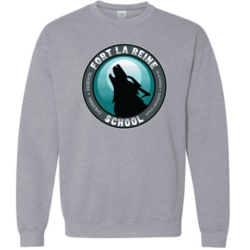G180 Gildan Heavy Blend Fleece Crew Sweatshirt - Sport Grey