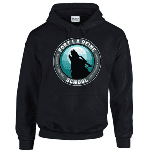G185 Gildan Heavy Blend 8 oz., 50/50 Hooded Sweatshirt - Black