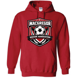G185 Gildan Heavy Blend 8 oz., 50/50 Hooded Sweatshirt - Red
