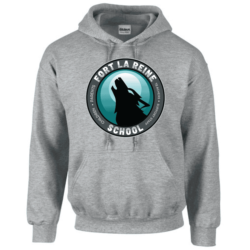 G185 Gildan Heavy Blend 8 oz., 50/50 Hooded Sweatshirt - Sport Grey