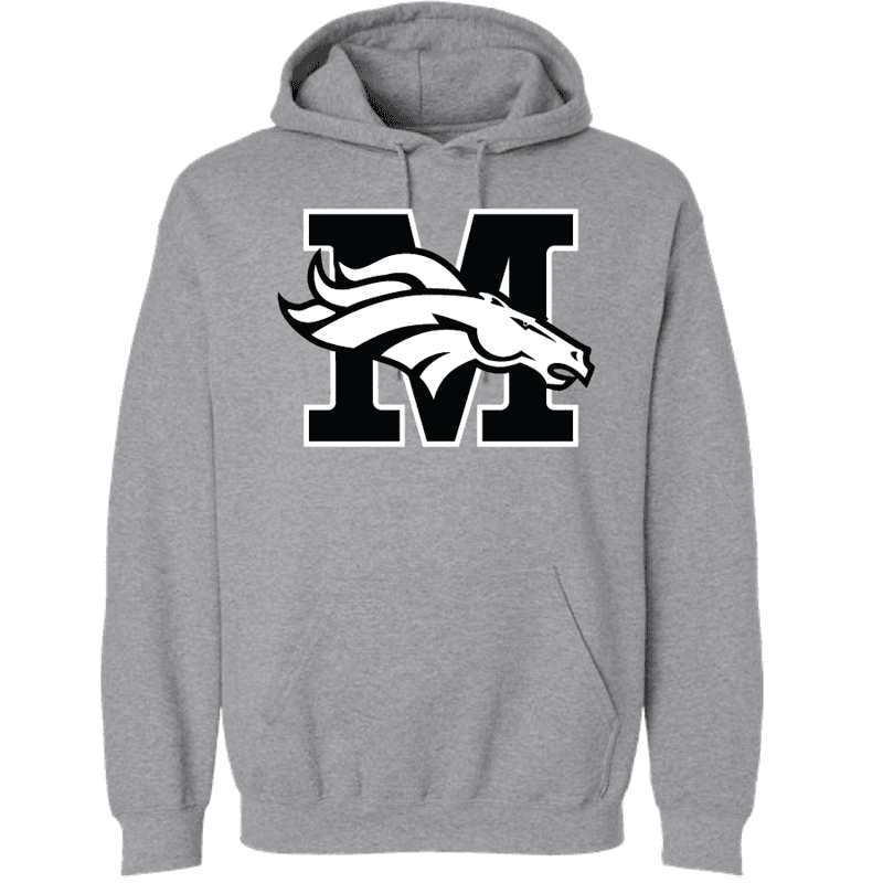 G185 Gildan Heavy Blend 8 oz., 50/50 Hooded Sweatshirt - Sport Grey