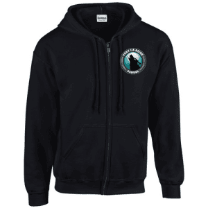 G186 Gildan Heavy Blend Full-Zip Hooded Sweatshirt - Black
