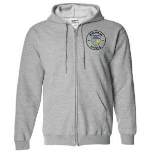 G186 Gildan Heavy Blend Full-Zip Hooded Sweatshirt - Sport Grey