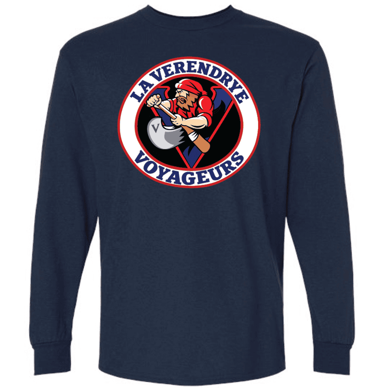 G240 Gildan Ultra Cotton Long Sleeve T-Shirt - Navy