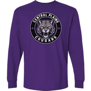 G240 Gildan Ultra Cotton Long Sleeve T-Shirt - Purple