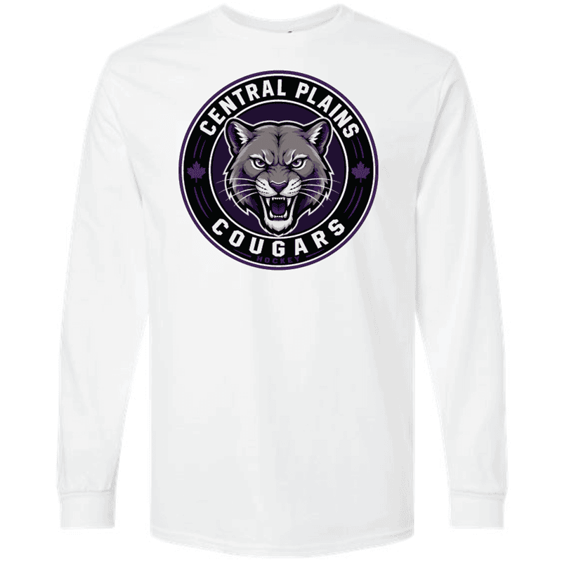 G240 Gildan Ultra Cotton Long Sleeve T-Shirt - White