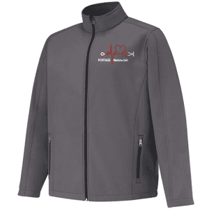 JM1211 Men's Performance Everyday Softshell Jacket - Charcoal