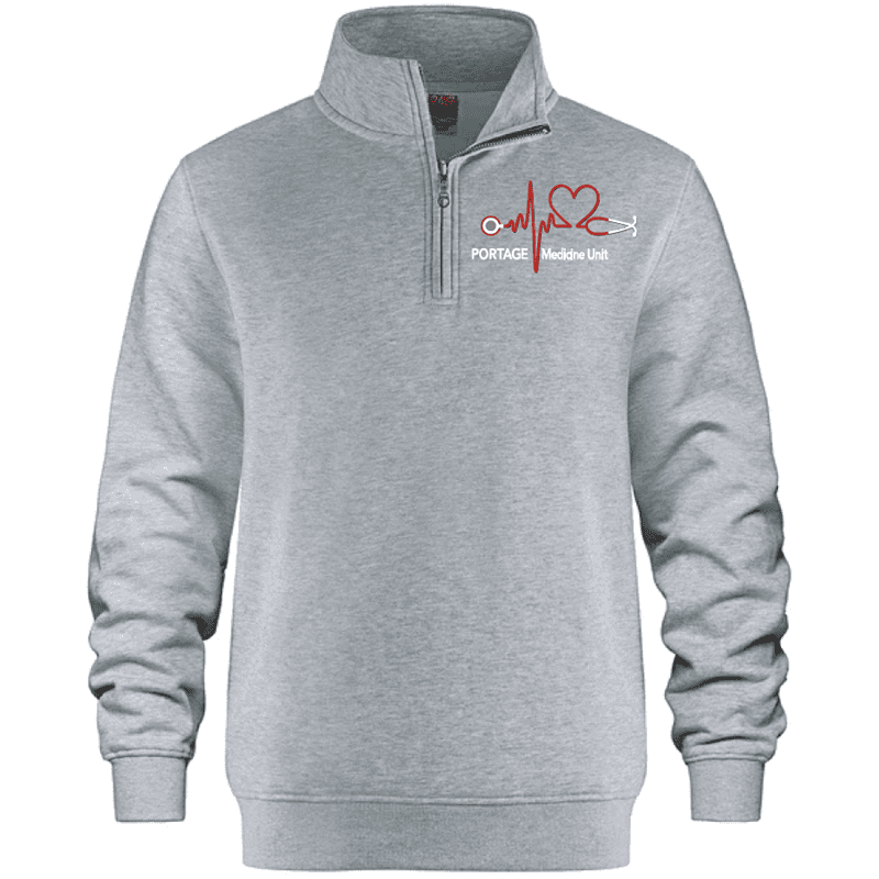 L00545 CSW 24/7 Flux 1/4 Zip Sweatshirt - Athletic Grey Heather