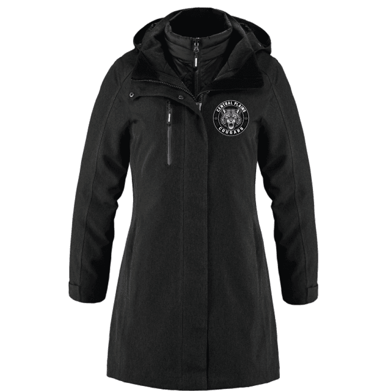L06001 Heritage 54 Apex Ladies' 3-In-1 Jacket - Black
