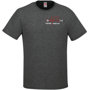 S05610 CSW 24/7 Parkour Ring Spun Combed Cotton Crewneck T-Shirt - Charcoal Heather