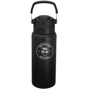 SL180PR Urban Peak 40oz Dual Top Water Bottle - Black
