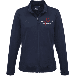 SW520L Fashion Biz Collection Ladies' Hype Full Zip Jacket - Navy