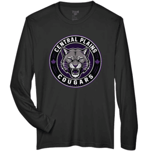 TT11LS Team 365 Performance Long Sleeve Shirt - Black