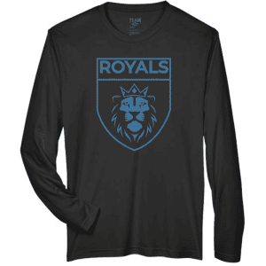 TT11LS Team 365 Performance Long Sleeve Shirt - Black