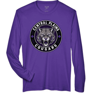 TT11LS Team 365 Performance Long Sleeve Shirt - Sport Purple