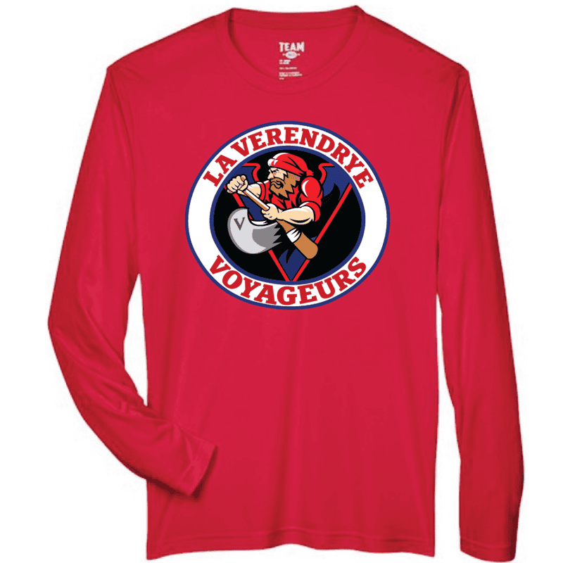 TT11LS Team 365 Performance Long Sleeve Shirt - Sport Red
