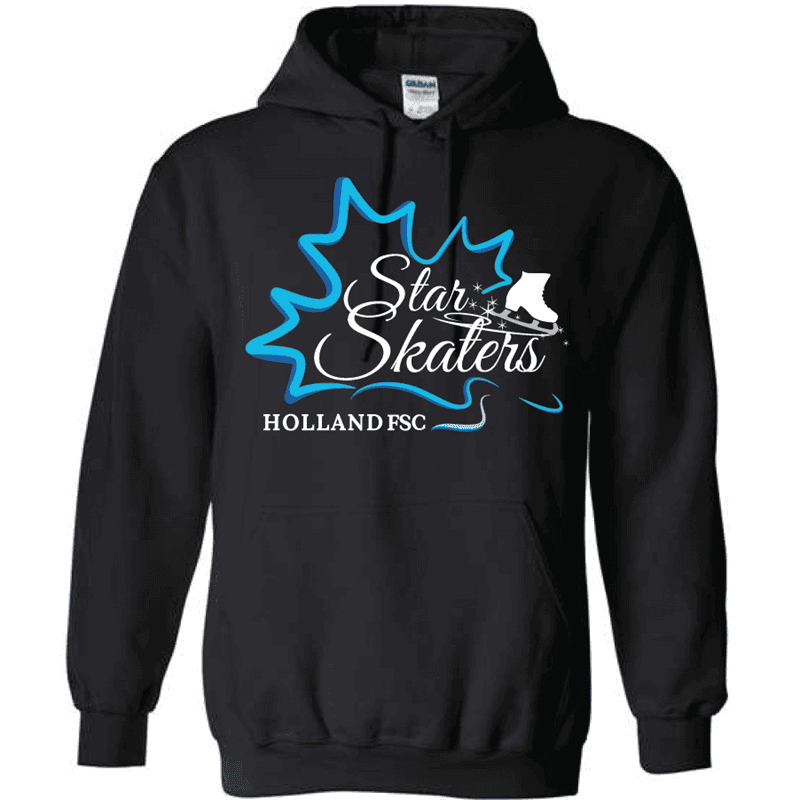 G185 Gildan Heavy Blend 8 oz., 50/50 Hooded Sweatshirt - Black